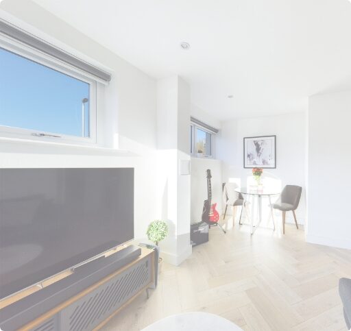 A living room photographed by a Giraffe 360 camera
